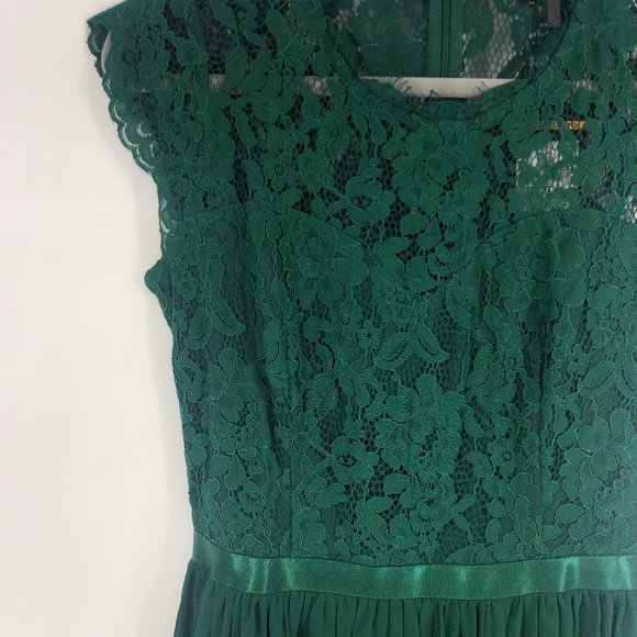 Miusol Emerald Winter Green Maxi Dress Medium - Picture 7 of 8